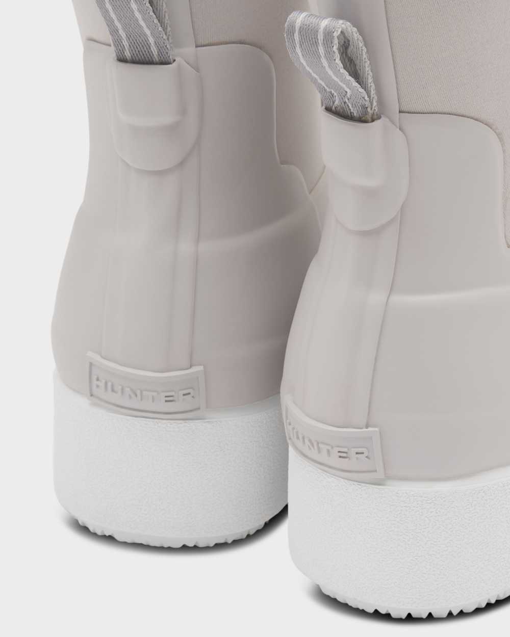 Hunter Refined Slim Fit Neoprene Creeper Women's Chelsea Boots NZ-60598U Grey